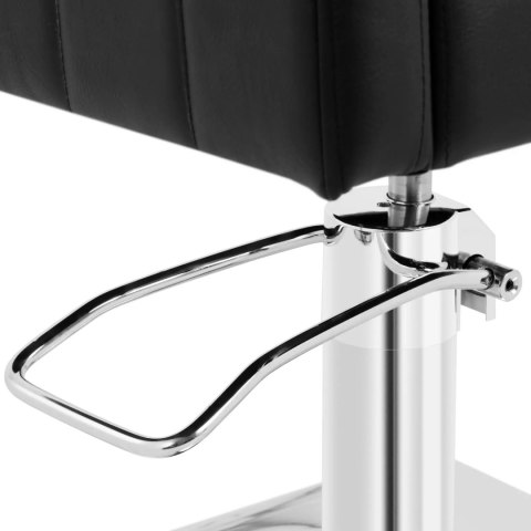 Fotel fryzjerski barberski kosmetyczny z podnóżkiem Physa RIBBLETON - czarny