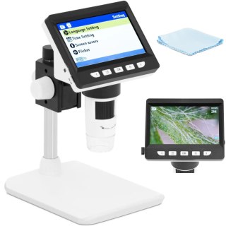 Mikroskop cyfrowy z oświetleniem kamerą 2 MP 4.3 TFT 1000x