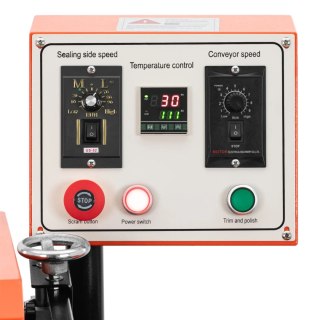 Okleiniarka do krawędzi mebli drewna forniru PCV ABS 0.3-3 mm 7m/min 2115 W