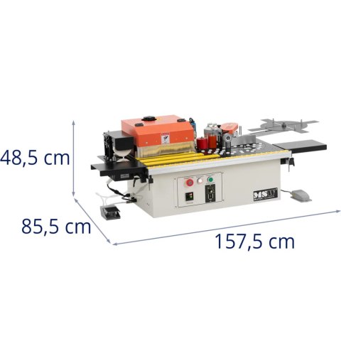 Okleiniarka stołowa do krawędzi mebli drewna forniru PCV ABS 0.3-3 mm 5 m/min 2020 W