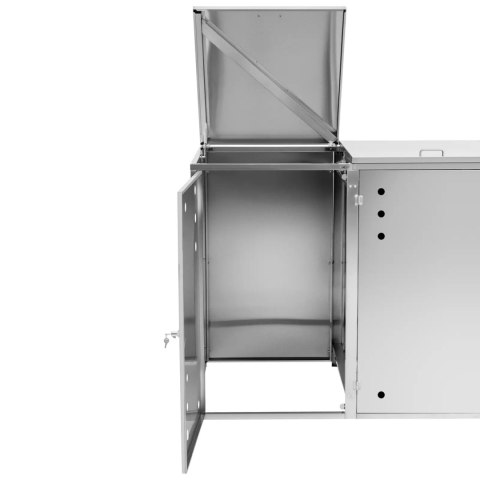 Osłona obudowa kosza kubła na śmieci z wentylacją 4 x 240 l