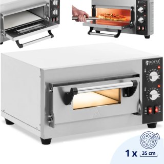 Piec do pizzy elektryczny z kamieniem szamotowym na 1 pizzę śr. 35 cm 2000 W