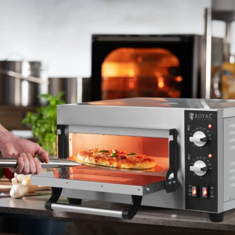 Piec do pizzy elektryczny z kamieniem szamotowym na 1 pizzę śr. 35 cm 2000 W