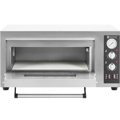 Piec do pizzy elektryczny z kamieniem szamotowym na 4 pizze śr. 25 cm 4200 W