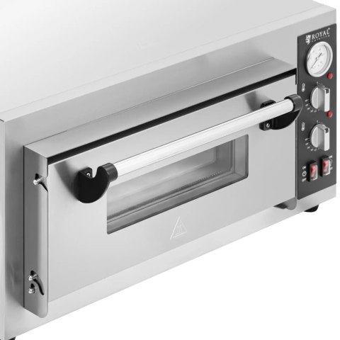 Piec do pizzy elektryczny z kamieniem szamotowym na 4 pizze śr. 25 cm 4200 W