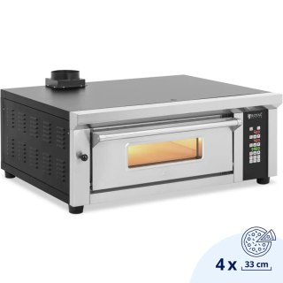 Piec do pizzy elektryczny z szamotem na 4 pizze śr. 33 cm 230 V 4200 W