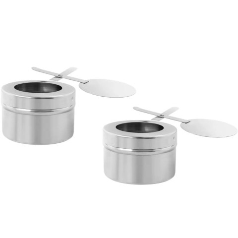 Podgrzewacz bemar bufetowy do potraw na pastę okrągły z pokrywą rolltop 6 l - złoty