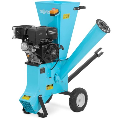 Rozdrabniacz rębak spalinowy do gałęzi krzewów 2 leje wrzutowe śr. 89 mm 15 KM