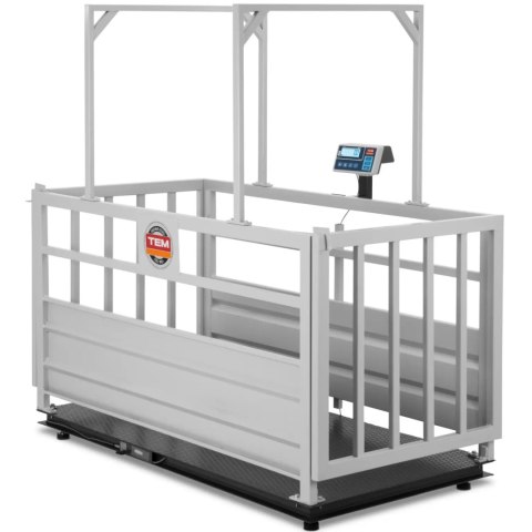 Waga inwentarzowa klatka dla zwierząt kalibrowana LCD 1500 kg / 500 g