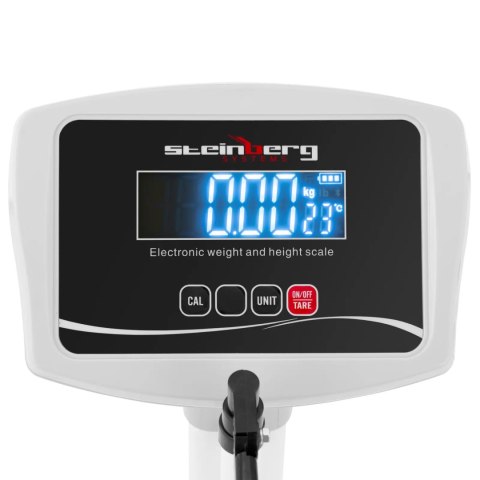 Waga kolumnowa ze wzrostomierzem 30 x 40 cm 2 m 200 kg / 0.1 kg