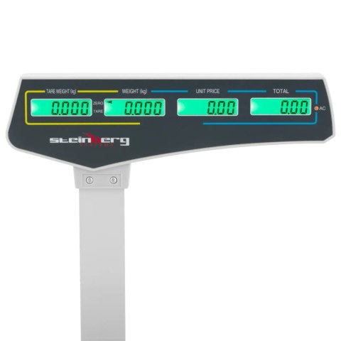 Waga sklepowa handlowa z drukarką etykiet LCD 30 kg / 15 g