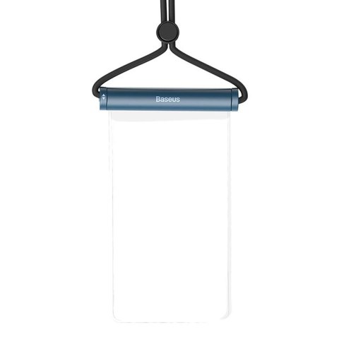 Etui wodoodporne do telefonu 7.2'' z cylindrycznym zapięciem IPX8 AquaGlide - niebieskie