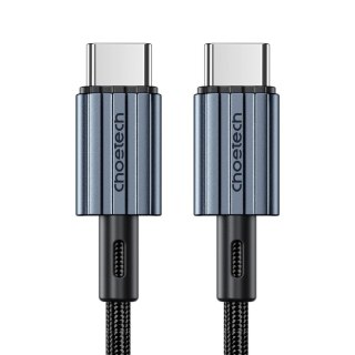 Kabel przewód USB-C - USB-C PD 60W w oplocie XCC-1014 - szary