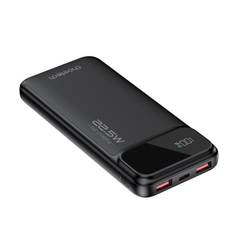 Powerbank 10000 mAh 22.5W PD USB-A USB-C - czarny