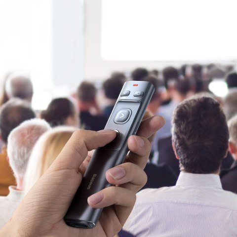 Wskaźnik laserowy Orange Dot bezprzewodowy do prezentacji - szary