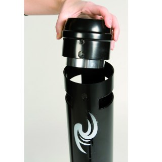 Elegancka popielniczka zewnętrzna na stabilnej podstawie wolnostojąca wys. 1041mm