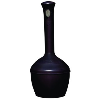 Popielniczka wolnostojąca zewnętrzna czarna z pojemnikiem 15L śr. 33cm wys. 100cm