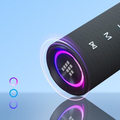 Głośnik przenośny Bluetooth Mirtune C2 24W + kable USB-C AUX - czarny