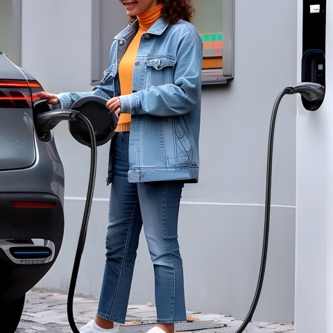 Kabel przewód CCS2 do ładowania samochodu elektrycznego 480V 32A 22kW 5m - czarny