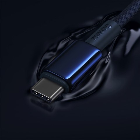 Kabel przewód Tungsten Gold USB-C - USB-C 100W 1m - granatowy