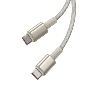 Kabel przewód Tungsten Gold USB-C - USB-C 100W 1m - złoty