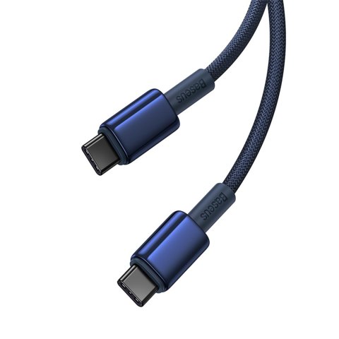Kabel przewód Tungsten Gold USB-C - USB-C 100W 2m - granatowy