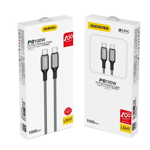 Kabel przewód do szybkiego ładowania PD USB-C 100W 1m