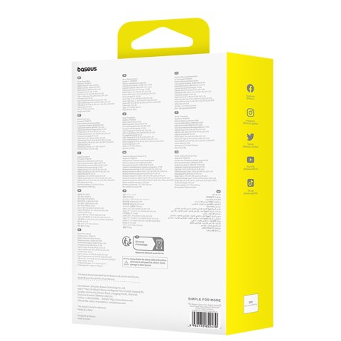 Power bank 10000mAh Qpow Pro+ 22.5W USB-C - niebieski