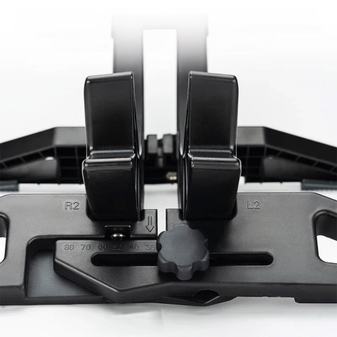 Stojak rowerowy pod koło oponę z regulacją szerokości 3 - 8 cm - czarny