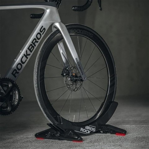 Stojak rowerowy pod koło oponę z regulacją szerokości 3 - 8 cm - czarny