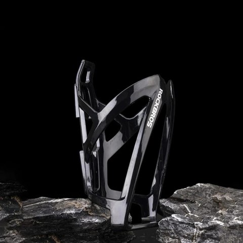 Uchwyt rowerowy na bidon butelkę - czarny