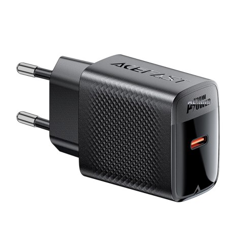 Ładowarka sieciowa A102 GaN USB-C PD 30W - czarna