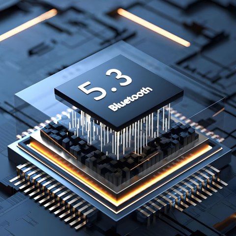 Słuchawka biznesowa OWS U4A z mikrofonem do rozmów Bluetooth 5.3 IPX5 - czarna