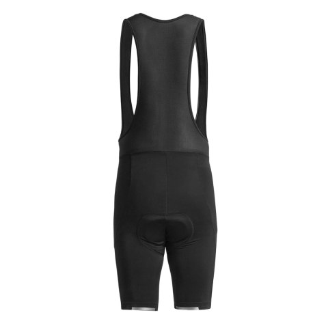 Spodenki rowerowe kolarskie krótkie na szelkach z wkładką XXXXL - czarne