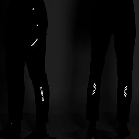 Spodnie sportowe wiatroszczelne Patrol kolarskie rowerowe trekingowe rozmiar M - czarne