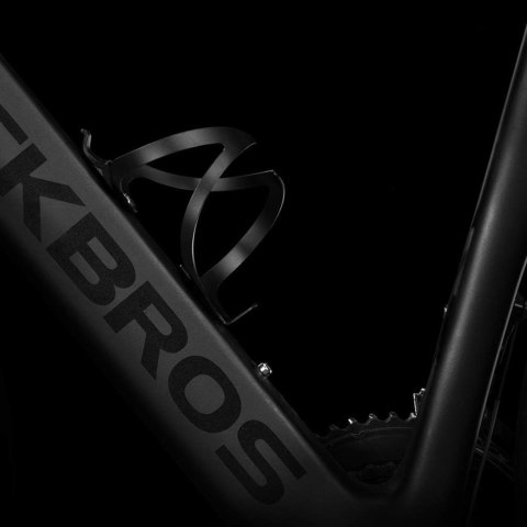 Uchwyt aluminiowy rowerowy na bidon butelkę - czarny