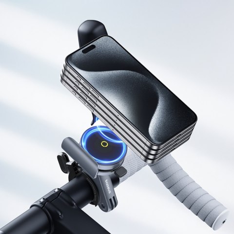 Uchwyt magnetyczny na telefon na kierownicę rower hulajnogę skuter motor PrimeTrip - czarny