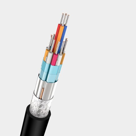 Adapter rozdzielacz USB-C - HDMI / VGA / USB-A 3.0 / USB-C PD - szary