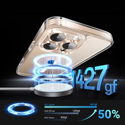 Etui case Classy Clear Magnetic na iPhone 16 Pro - przezroczyste