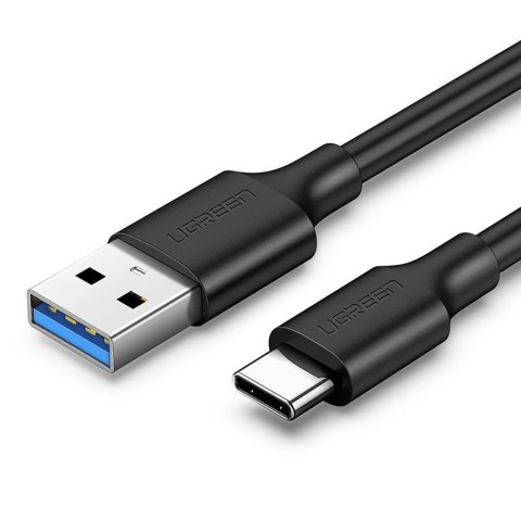 Kabel przewód USB-A 3.0 - USB-C 3A 2m - czarny