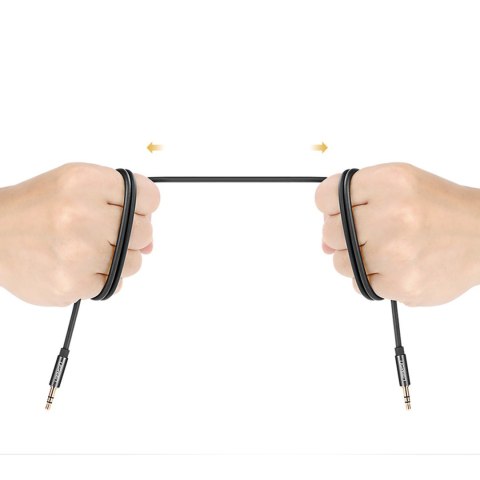 Kabel przewód audio AV119 mini jack 3.5mm 5m - czarny