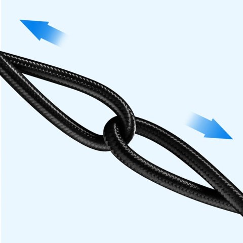 Kabel przewód audio TRS mini jack 3.5mm - jack 6.35mm 5m - szary