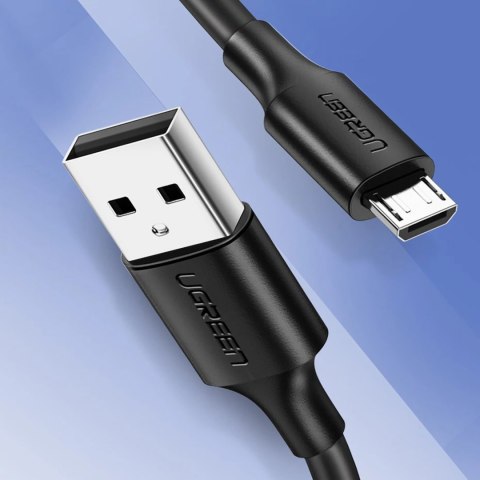 Kabel przewód micro USB - USB-A 25cm - czarny