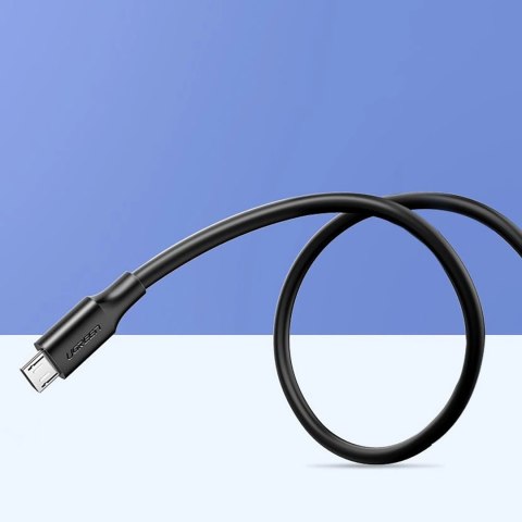Kabel przewód micro USB - USB-A 25cm - czarny