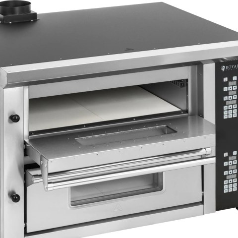 Piec do pizzy elektryczny z szamotem na 8 pizz śr. 33 cm 400 V 8400 W