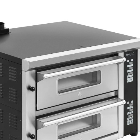 Piec do pizzy elektryczny z szamotem na 8 pizz śr. 33 cm 400 V 8400 W