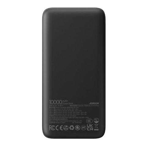 Powerbank 10000mAh USB-C USB-A 22.5W SCP QC PD - czarny