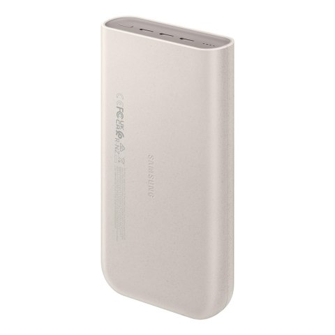 Powerbank Samsung 20000mAh 3x USB-C 45W SFC - beżowy
