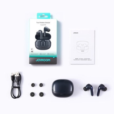 Słuchawki Funpods douszne TWS z Bluetooth 5.4 ANC i ochroną IP54 - czarne