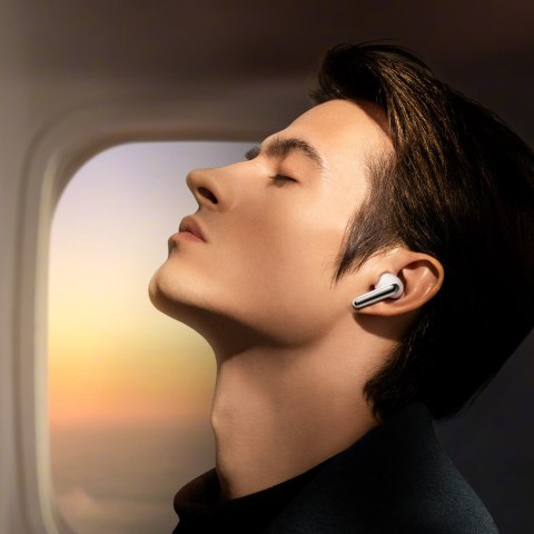 Słuchawki bezprzewodowe douszne TWS Bluetooth 5.4 ANC ENC - białe